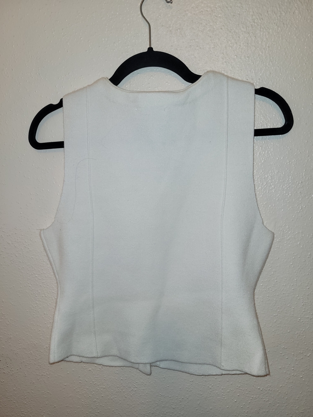 Mable Ellie Button Down Vest Cream Small - Picture 6 of 6